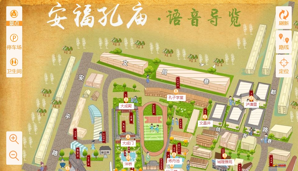 徐州手绘地图：智慧景区智能化服务的延伸